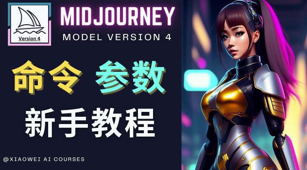 Midjourney新手入门教程，轻松创作顶级图像，命令参数-新手教程-学习资源社