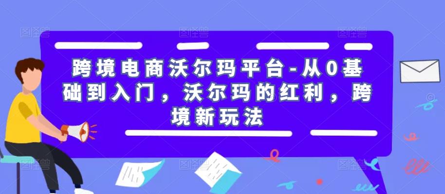 跨境电商沃尔玛平台-从0基础到入门，沃尔玛的红利，跨境新玩法-学习资源社