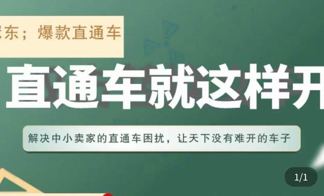 冠东·淘系直通车保姆级教程，全面讲解直通车就那么简单-学习资源社