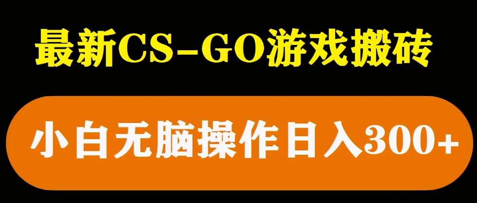 最新csgo游戏搬砖游戏，无需挂机小白无脑也能日入300+-学习资源社