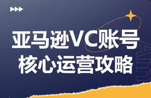 亚马逊VC账号核心玩法解析，实战经验拆解产品模块运营技巧，提升店铺GMV，有效提升运营利润-学习资源社