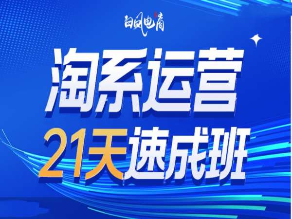 淘系运营21天速成班35期，年前最后一波和2025方向-学习资源社